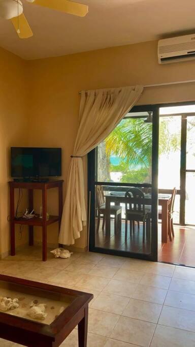 Beachfront Apartment With Swimming Pool. One Bedroom Celestun Ngoại thất bức ảnh